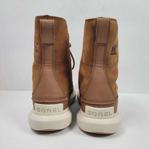 Sorel Whitney Il Joan Youth Brown Ankle Leather Lace Up Boots NY4897-242 US Sz 4 - Picture 4 of 12
